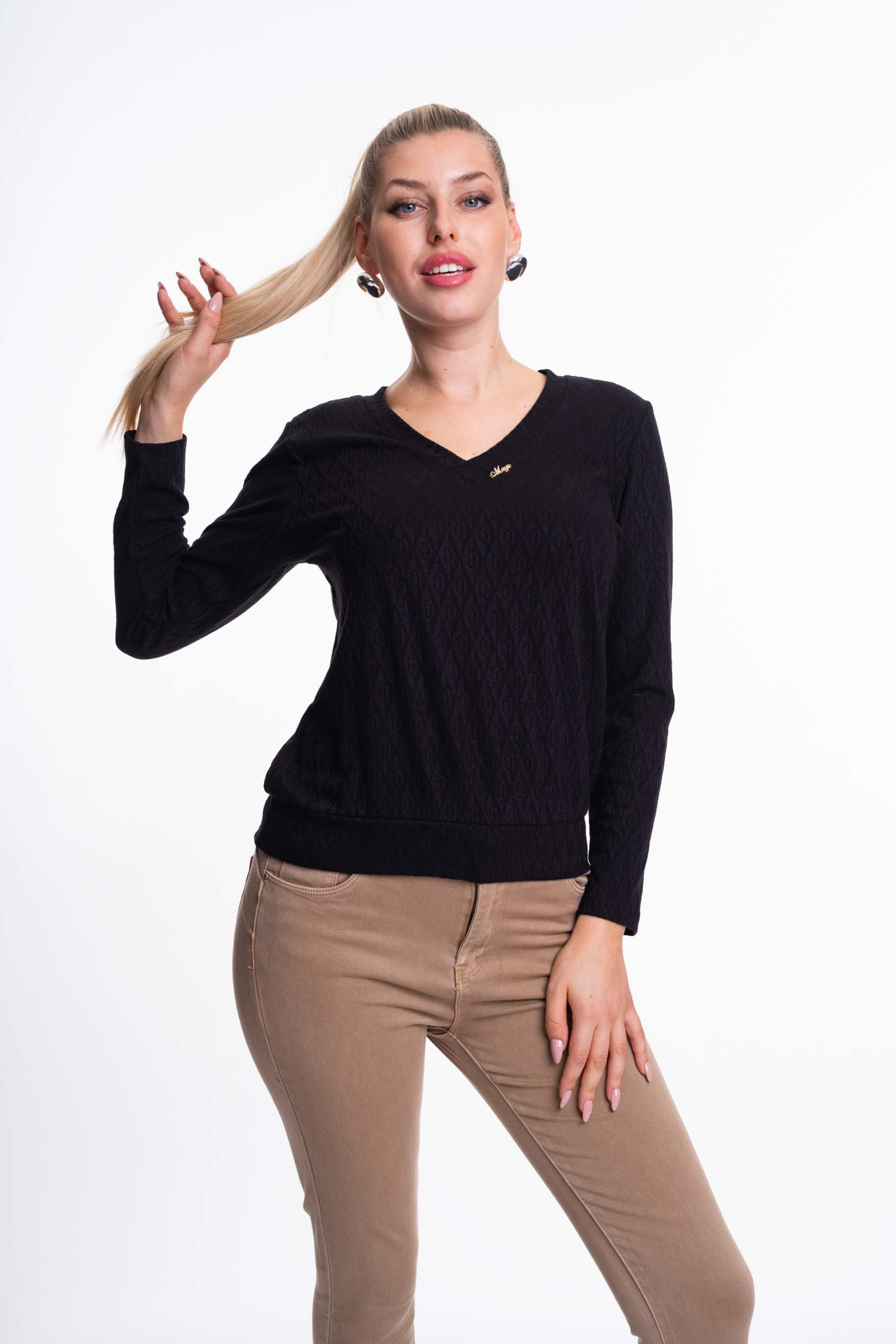 MAYO CHIX Reina mintás felső/fekete