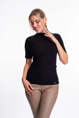 MAYO CHIX Glasgow mintás garbó/fekete