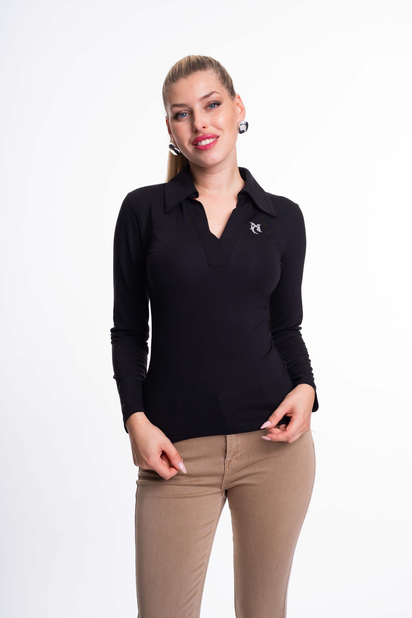 MAYO CHIX Astor póló/fekete