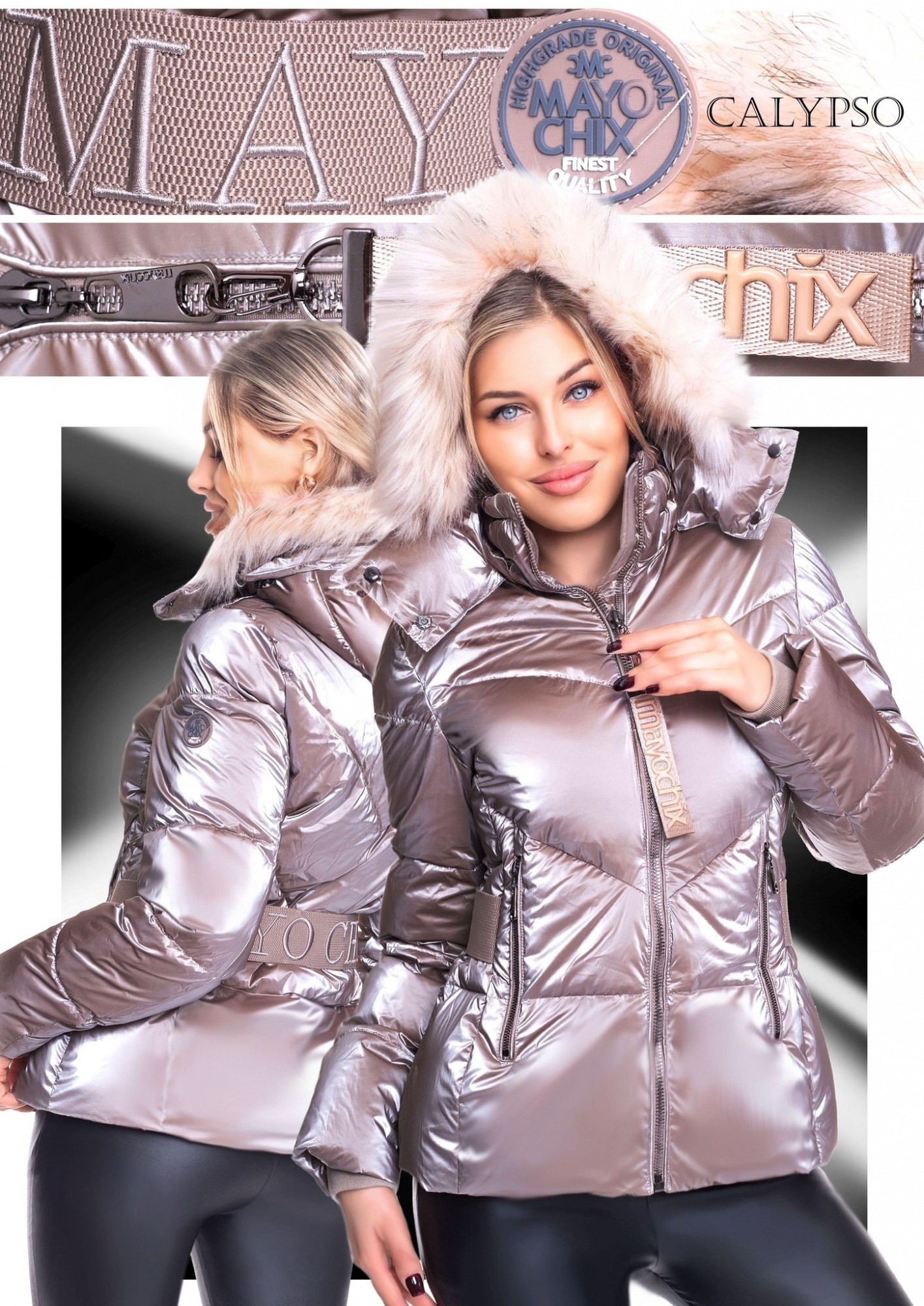 MAYO CHIX Calypso kabát/arany