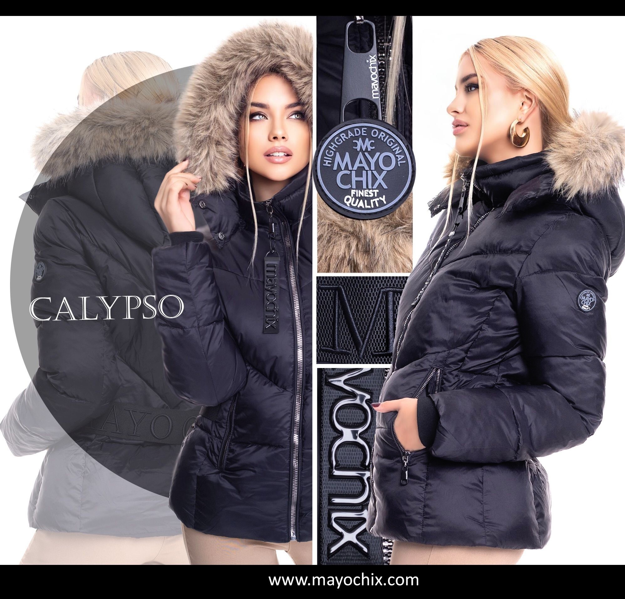 MAYO CHIX Calypso kabát/fekete