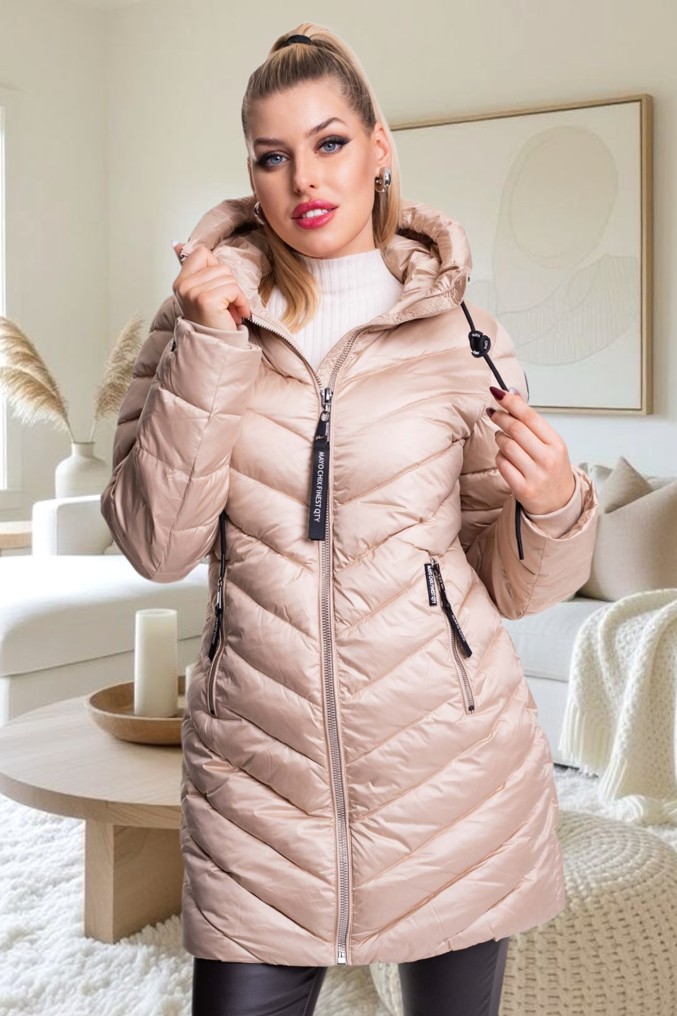 MAYO CHIX Mojave kabát/pezsgő