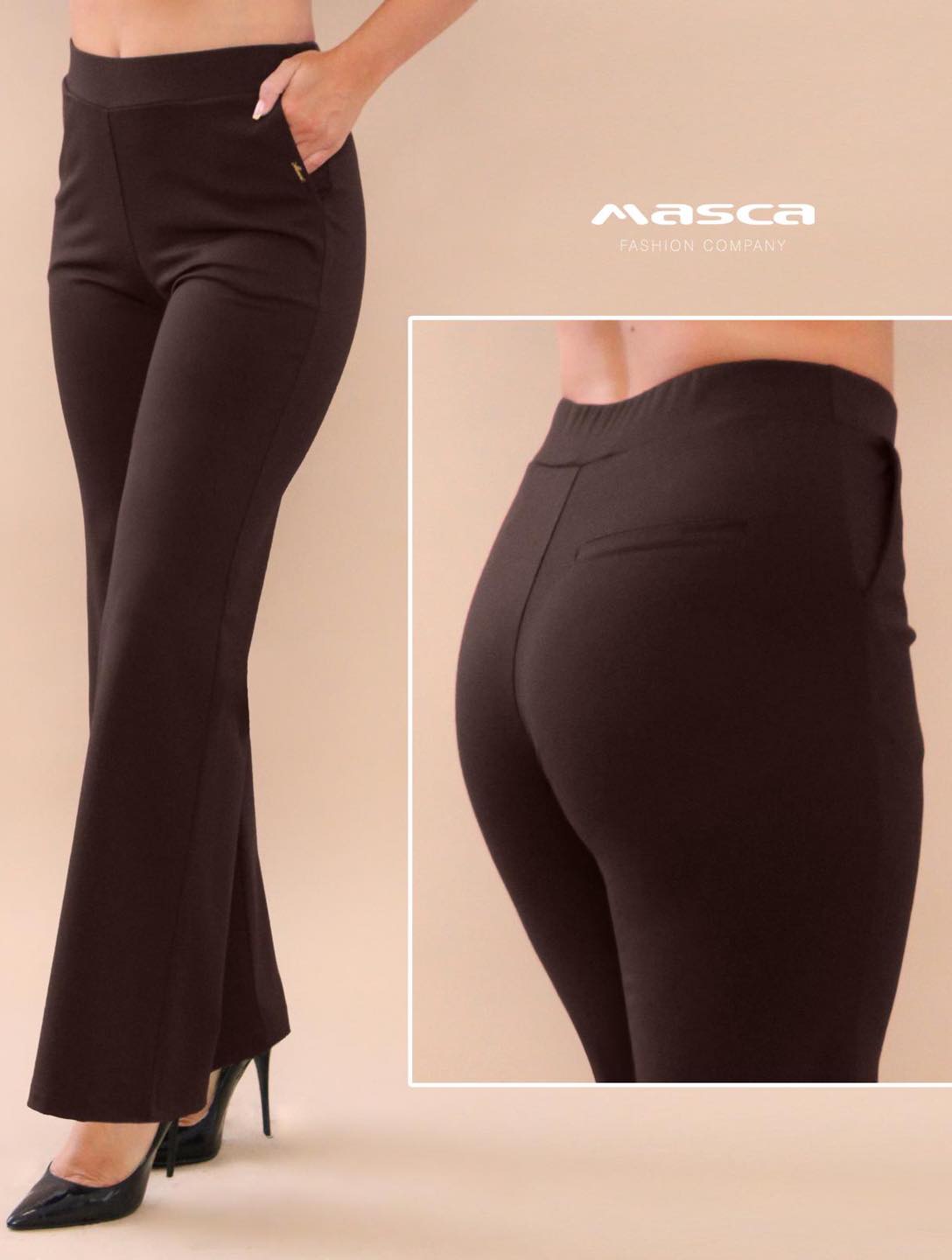 Zsebes nadrág/csokibarna