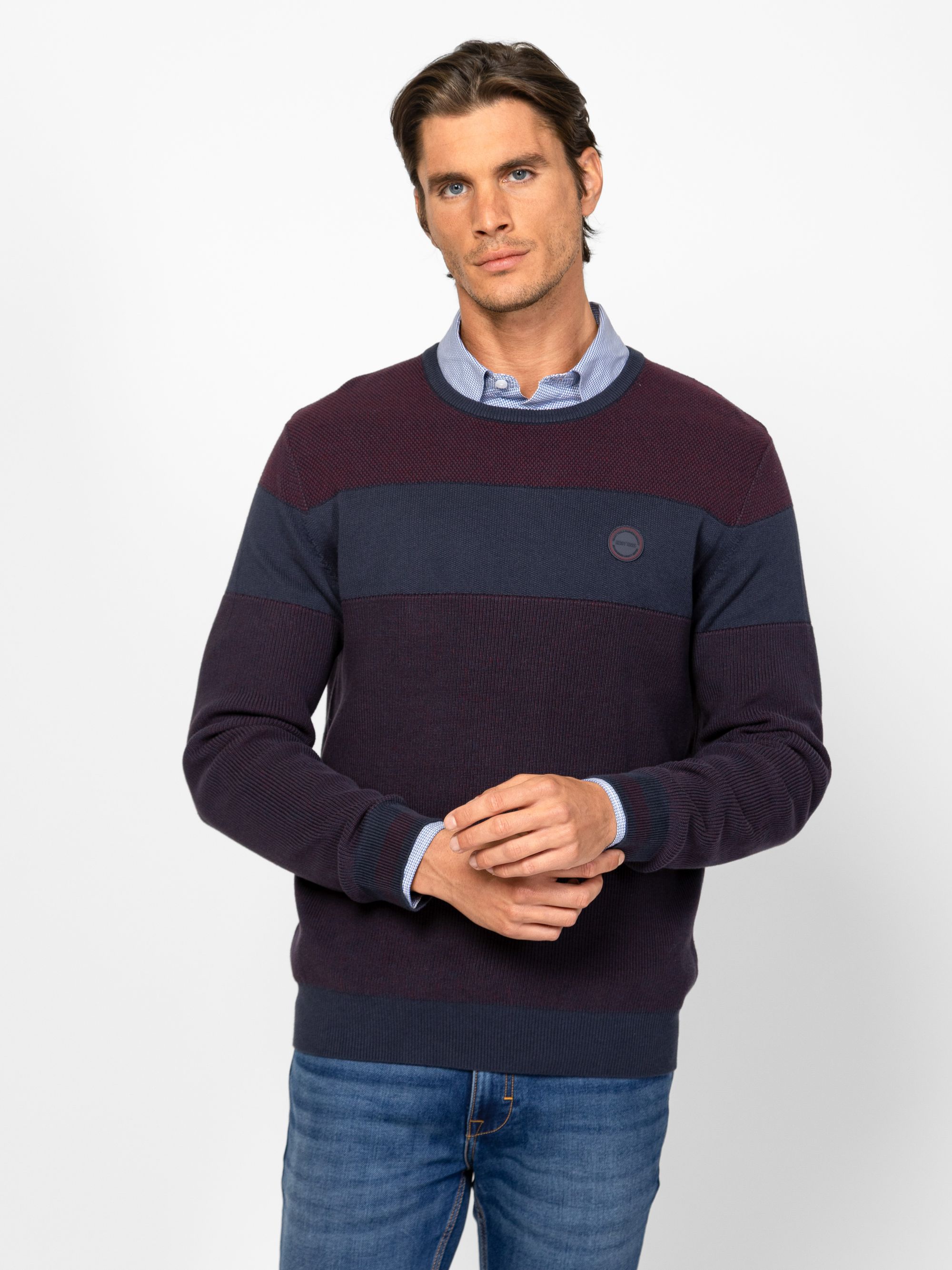 HEAVY TOOLS kötött pulóver/HORIZO