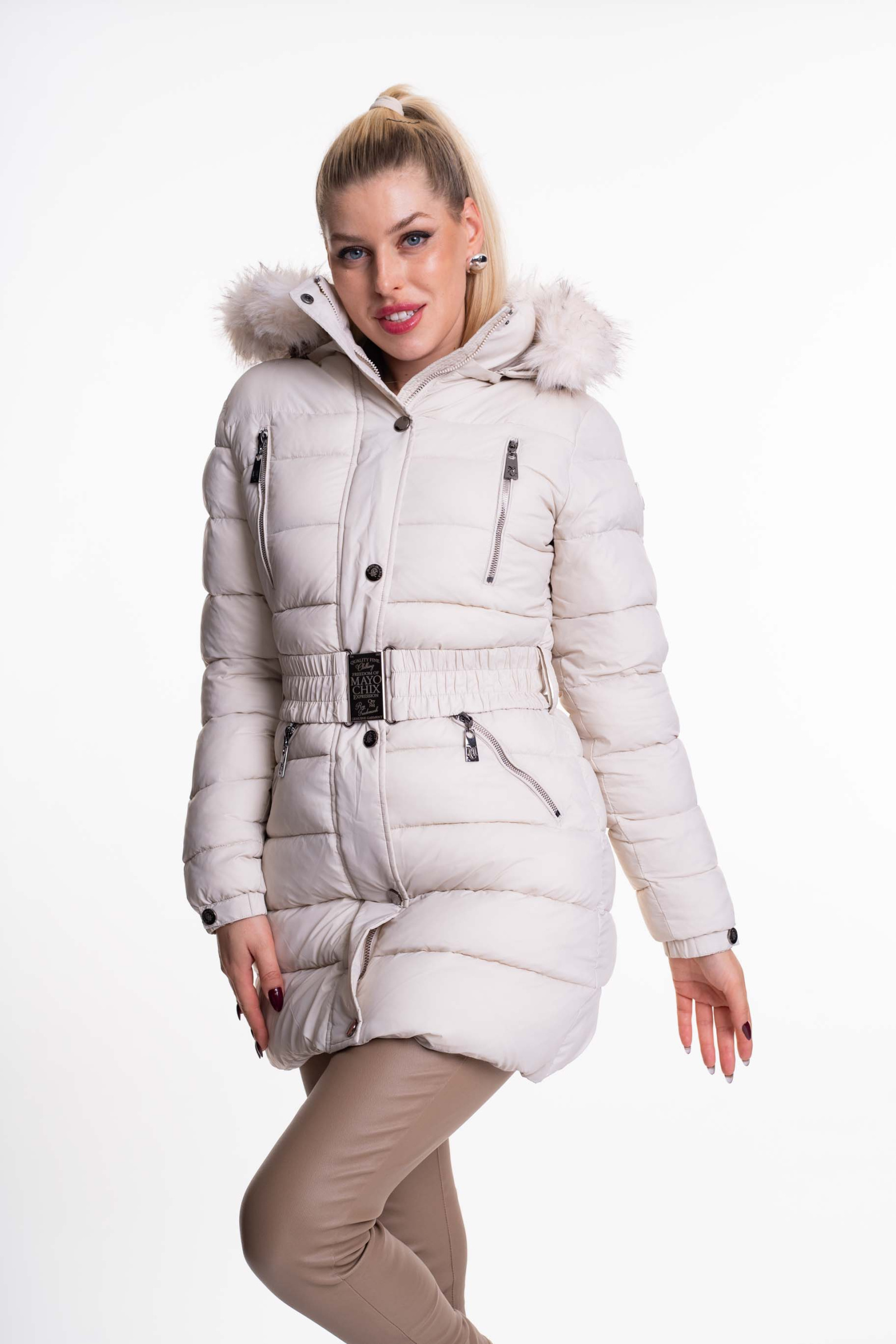 MAYO CHIX Cardona kabát/világosbézs