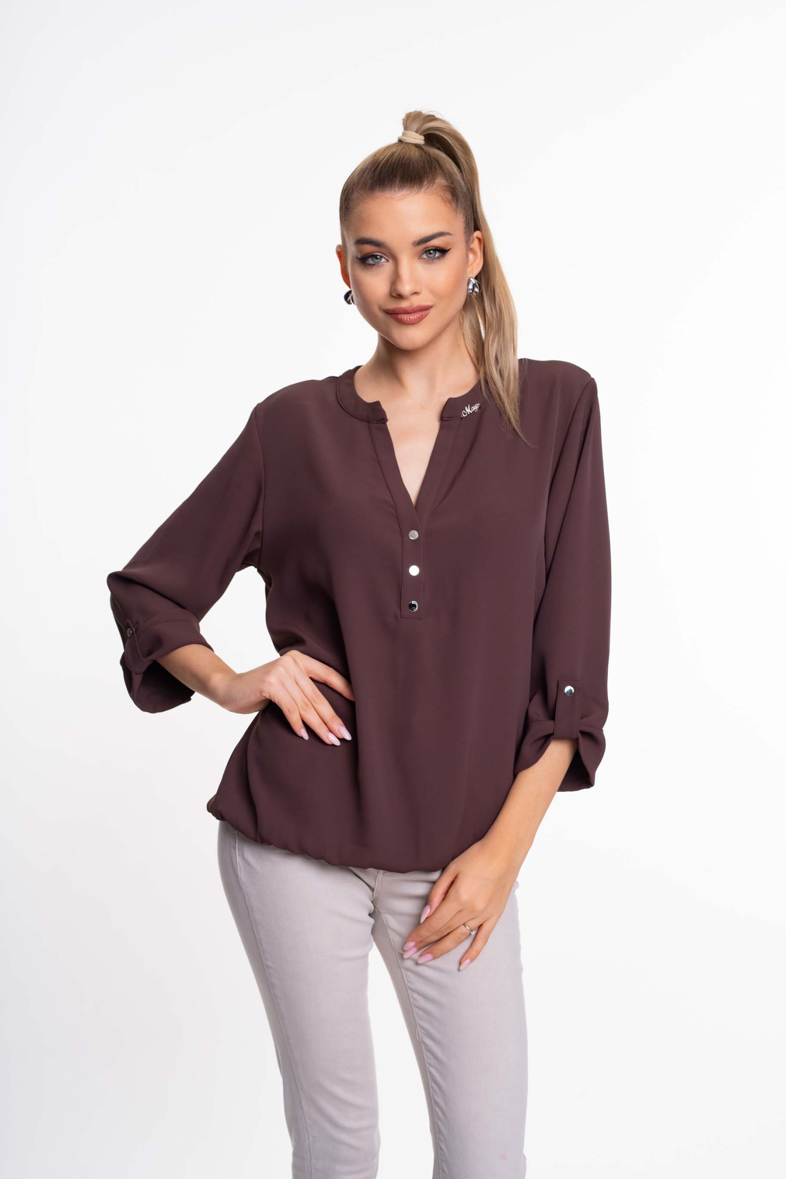 MAYO CHIX Michelle blúz/csokoládé