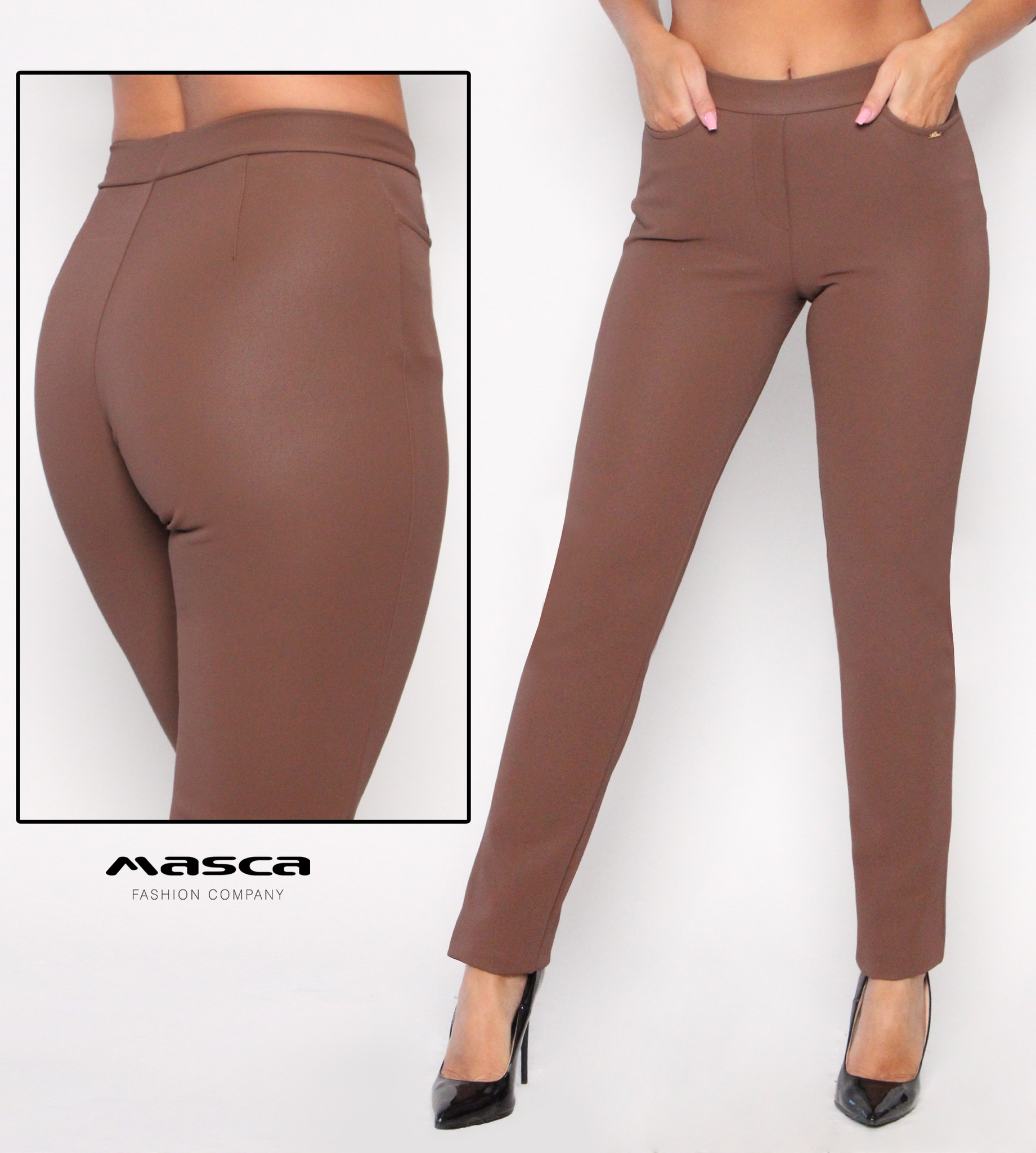 Belül bolyhos textilbőr nadrág