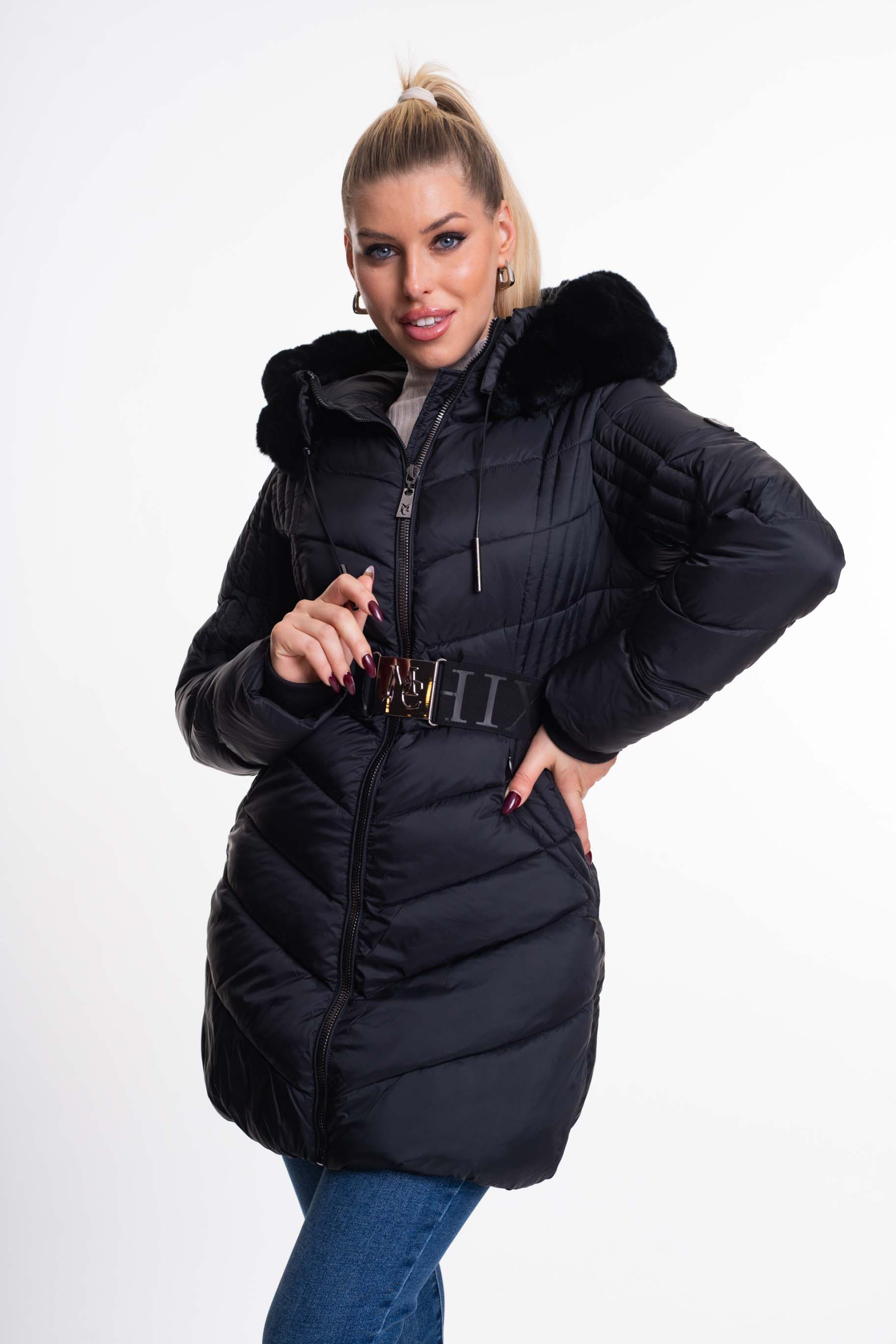 MAYO CHIX Bori kabát/fekete