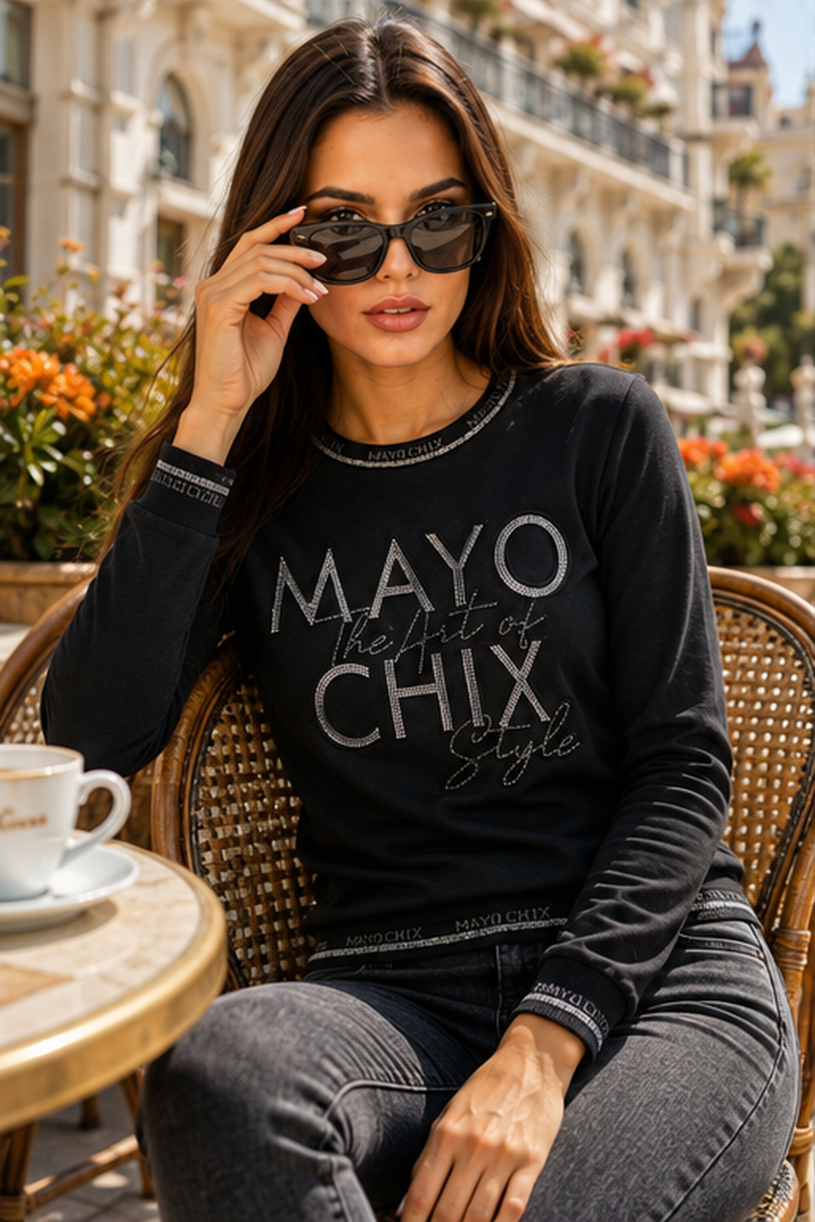 MAYO CHIX Fulton felső "Art of style"/fekete
